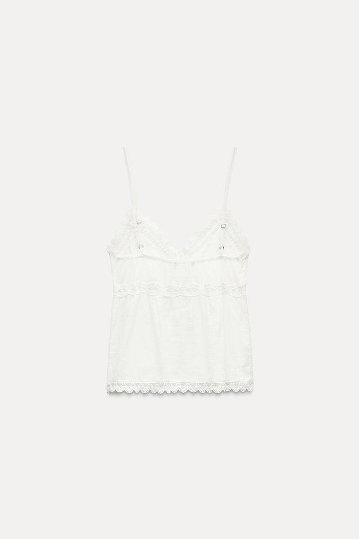 Liza | Embroidered Star Top