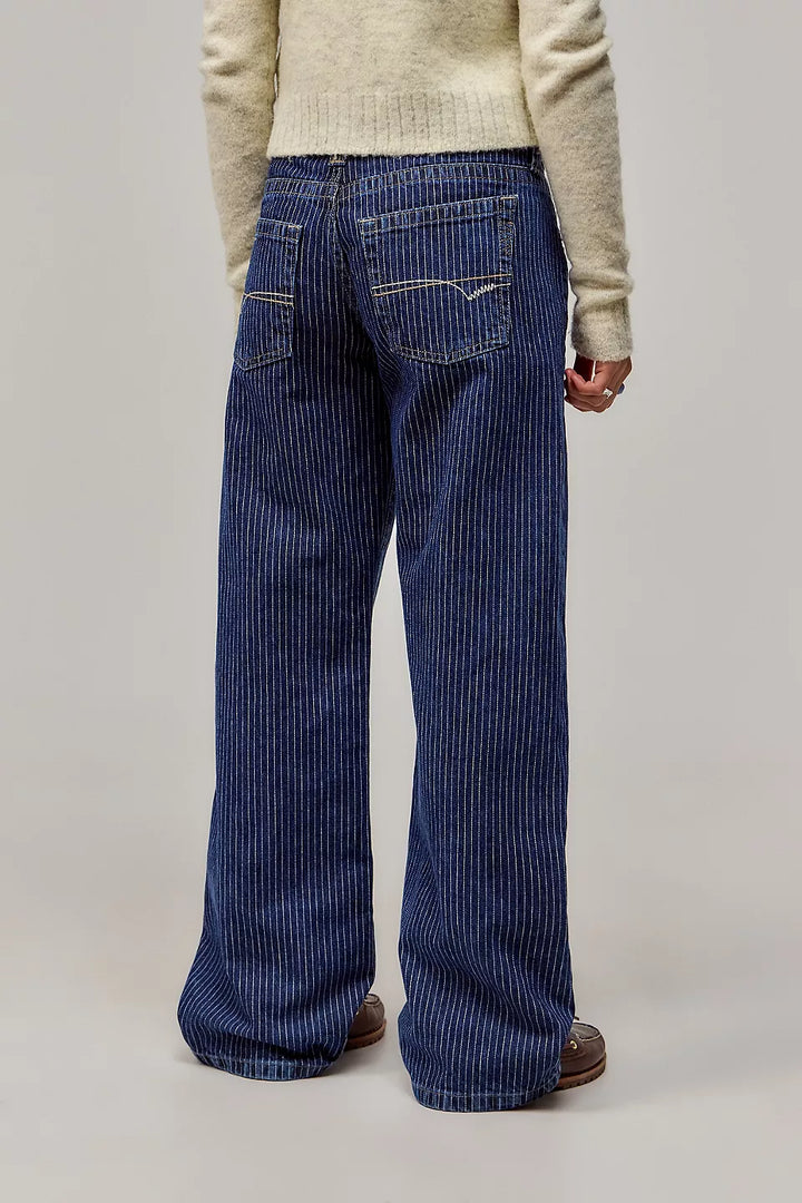 Emma | Pinstripe Jeans