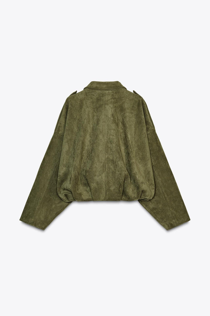 Sienna Suede Bomber