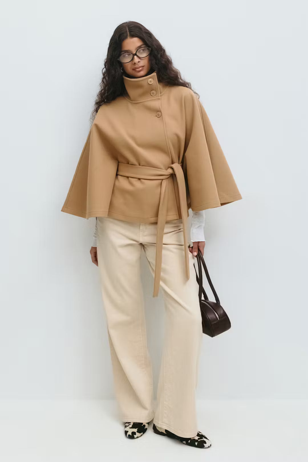 Gianna | Cape Belt Coat