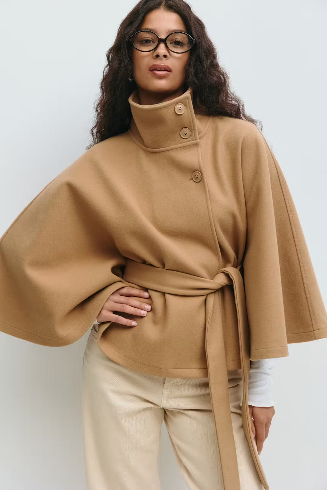 Gianna | Cape Belt Coat