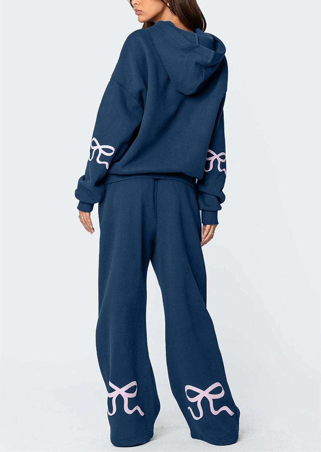 Isla - Bow Hoodie and Jogger Set