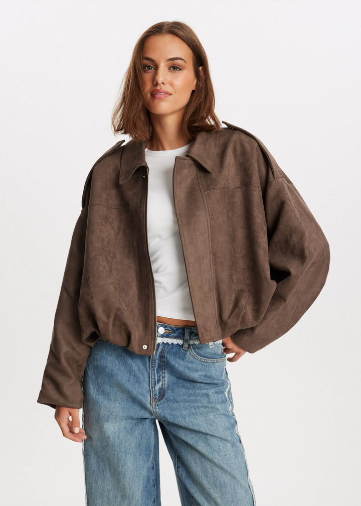 Elina | Suede Jacket