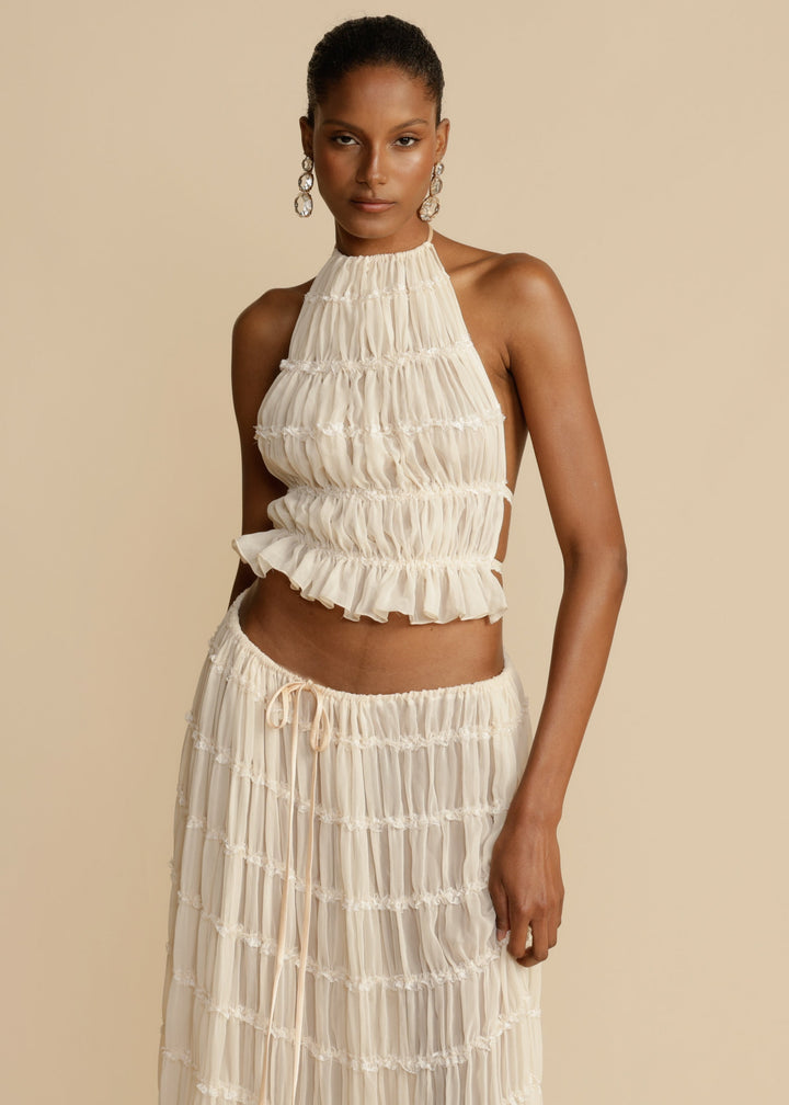 Delina | Ruffle Two-Piece Set