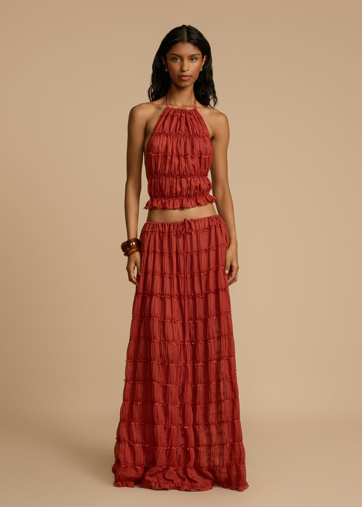 Delina | Ruffle Two-Piece Set