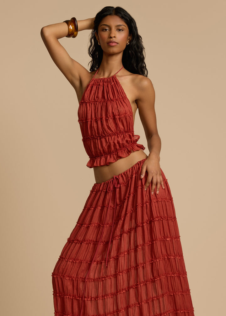 Delina | Ruffle Two-Piece Set