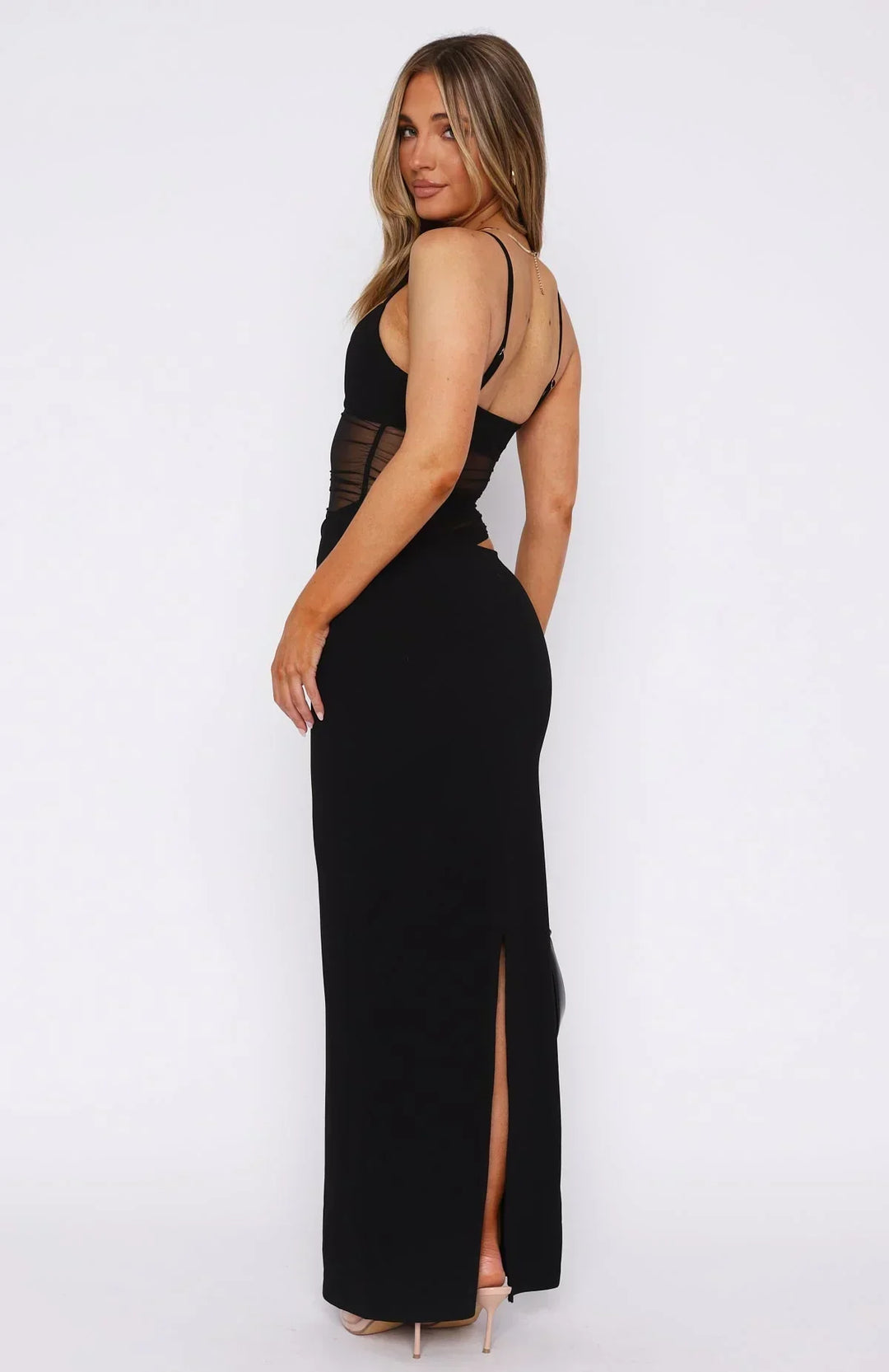 Mira | Sheer Maxi Dress