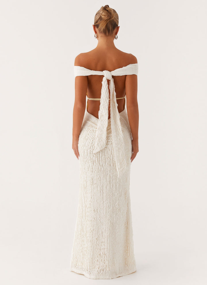 Mae | Off Shoulder Maxi Dress