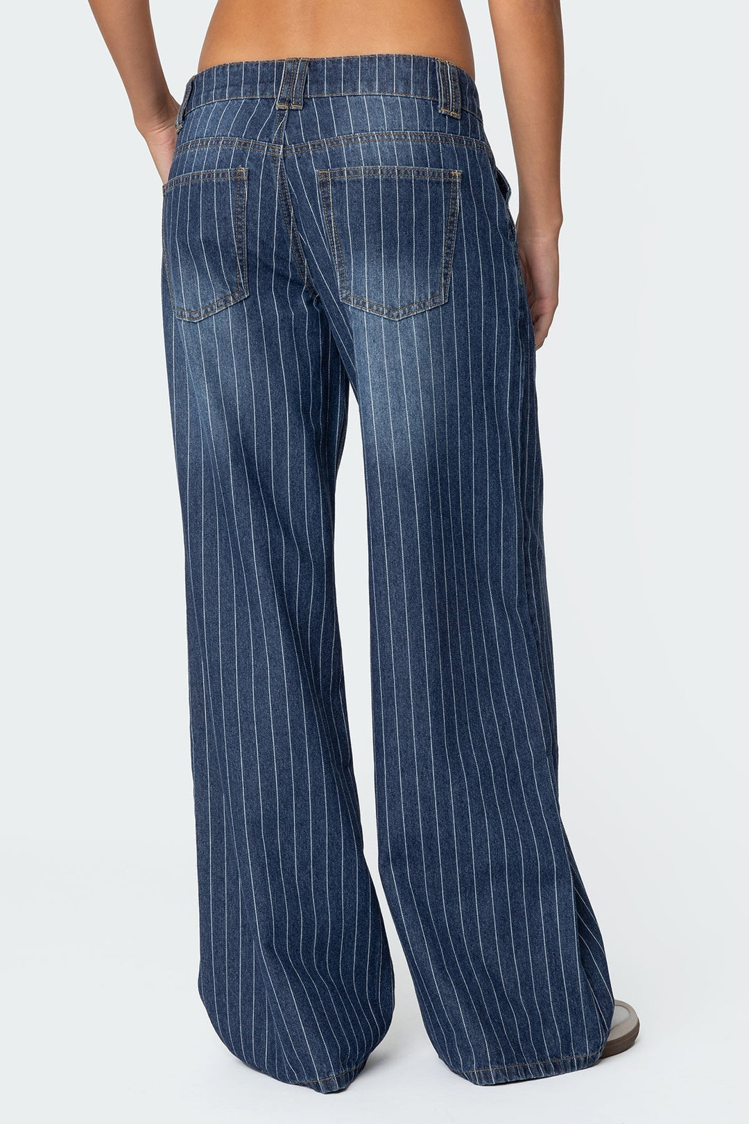Angel | Striped Low Rise Jeans