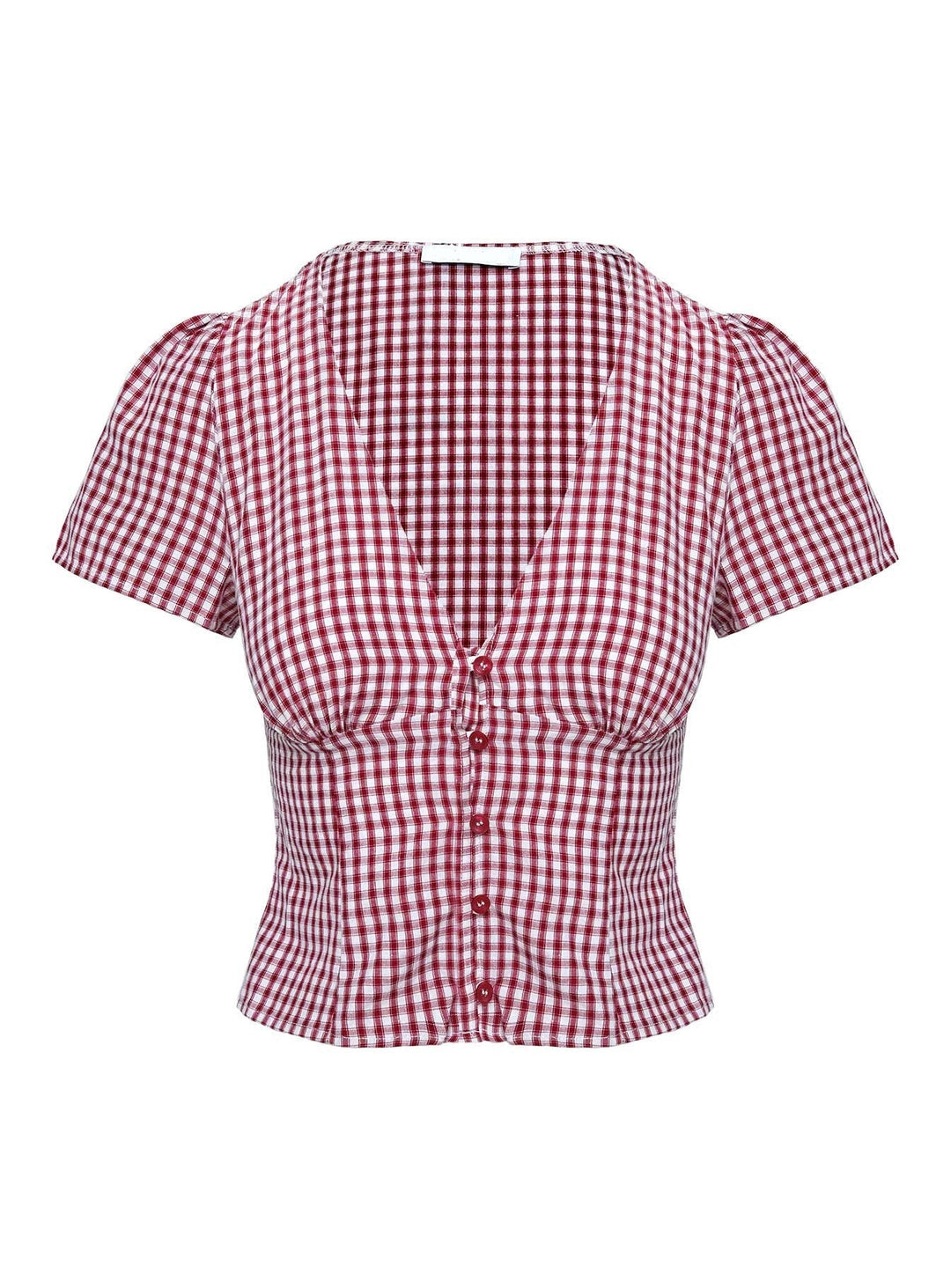 Honey | Red Gingham Top