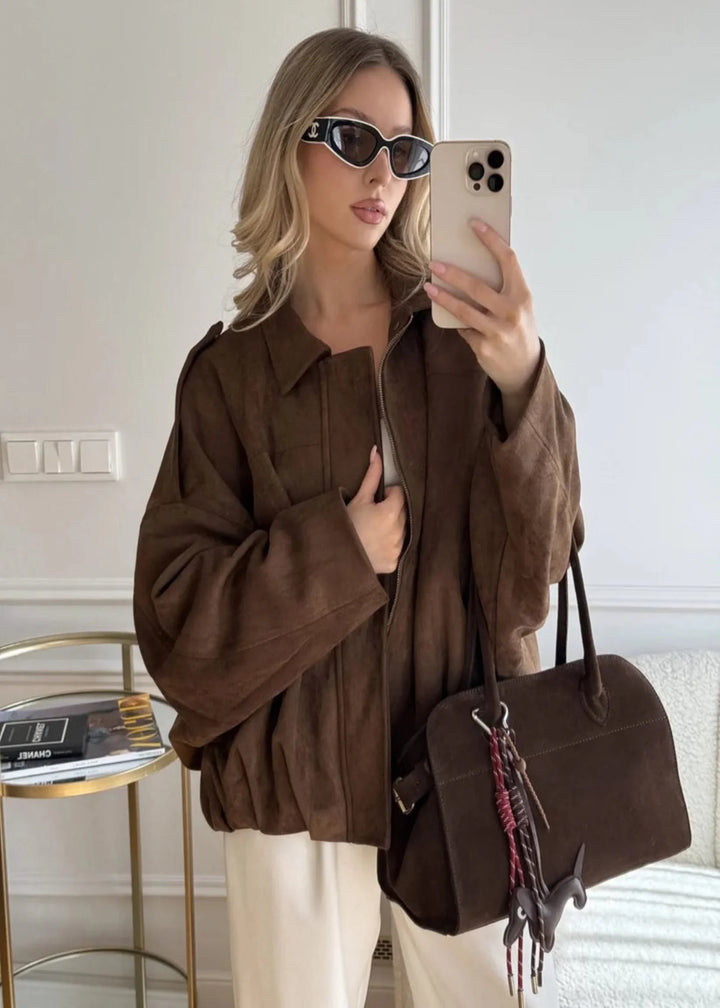 Elina | Suede Jacket