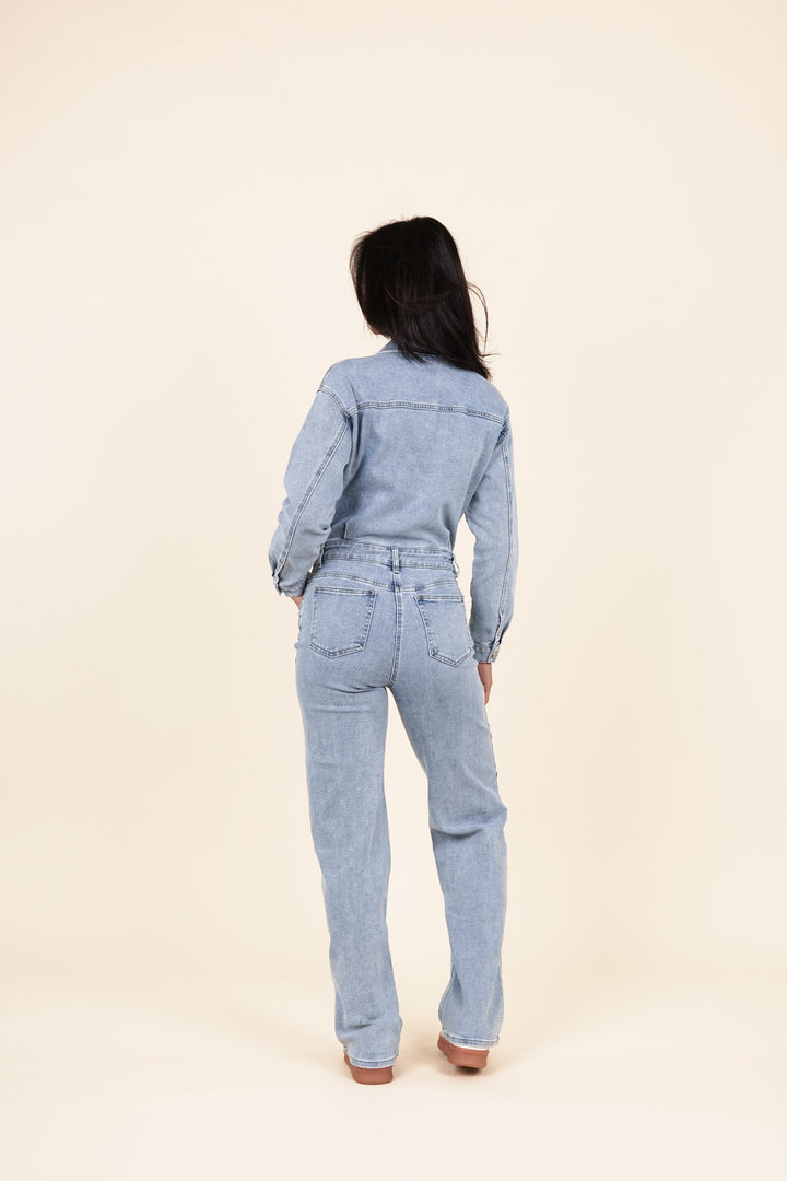 Riley Denim Jumpsuit