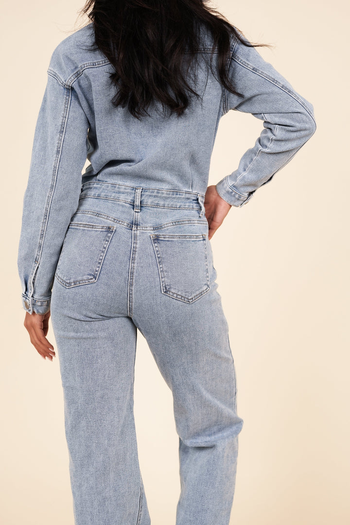 Riley Denim Jumpsuit