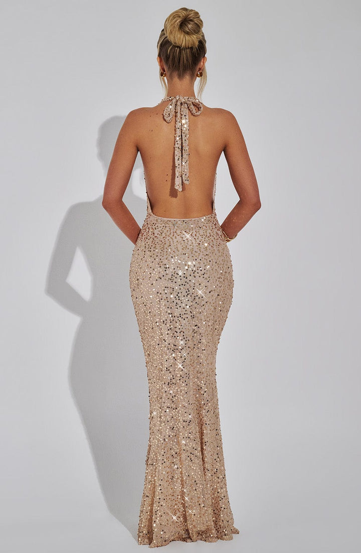 Ruby | Glitter Maxi Dress