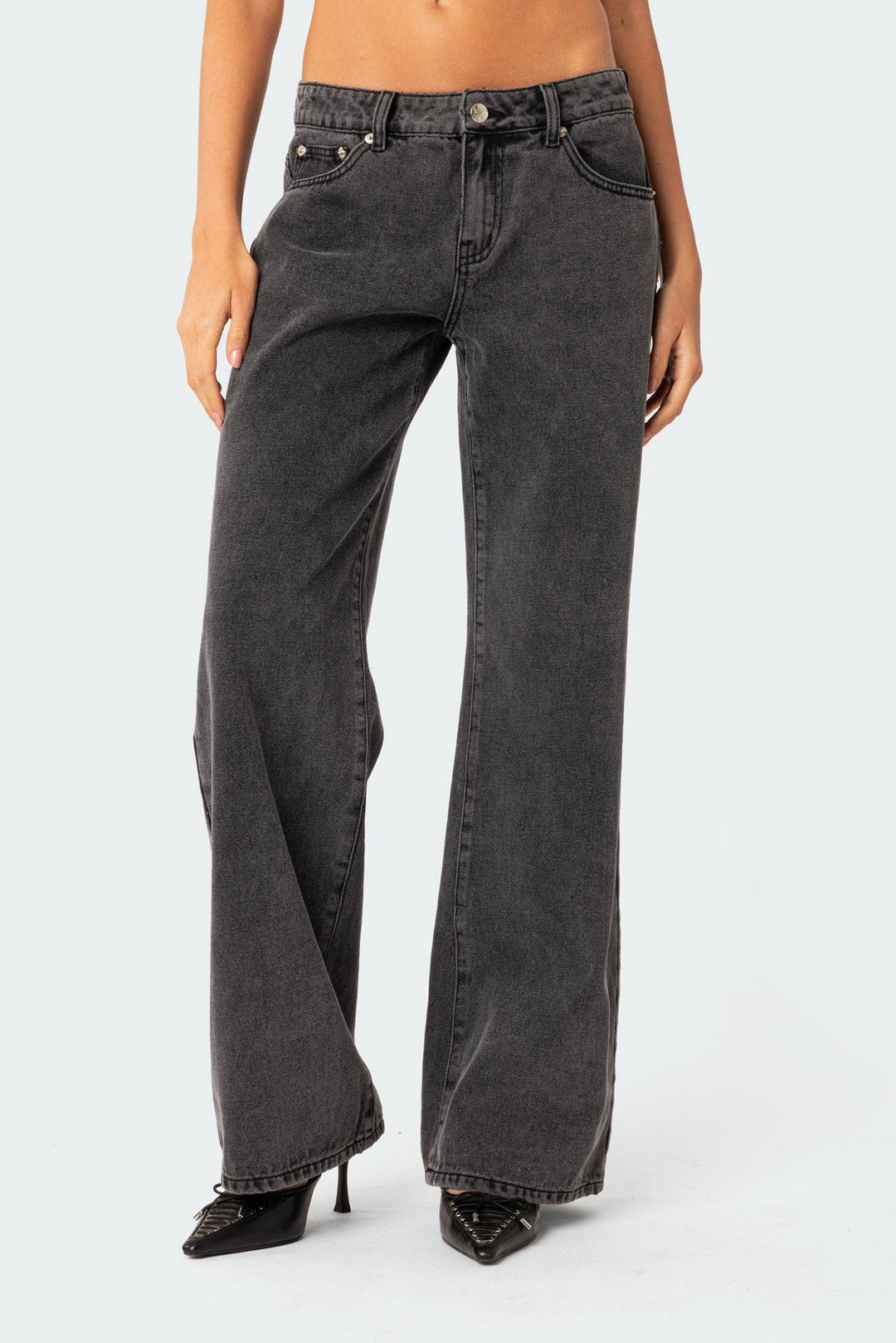 Raelynn | Washed Low Rise Jeans