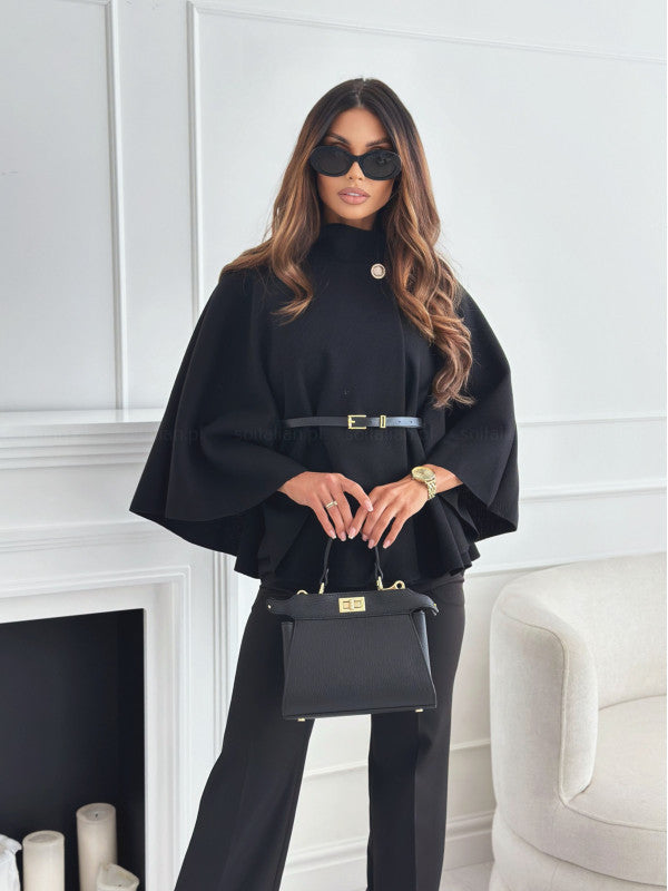 Maria | Cape Belt Coat