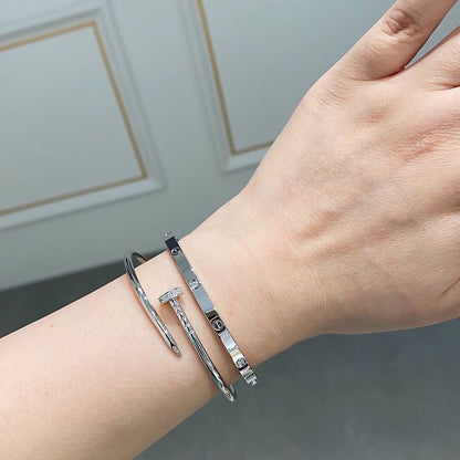 SPIKE | Silver Bracelet Thin
