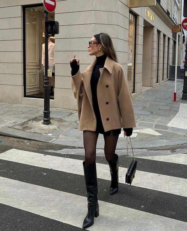 Jinthe | TRENDY OVERSIZED WOOL JACKET