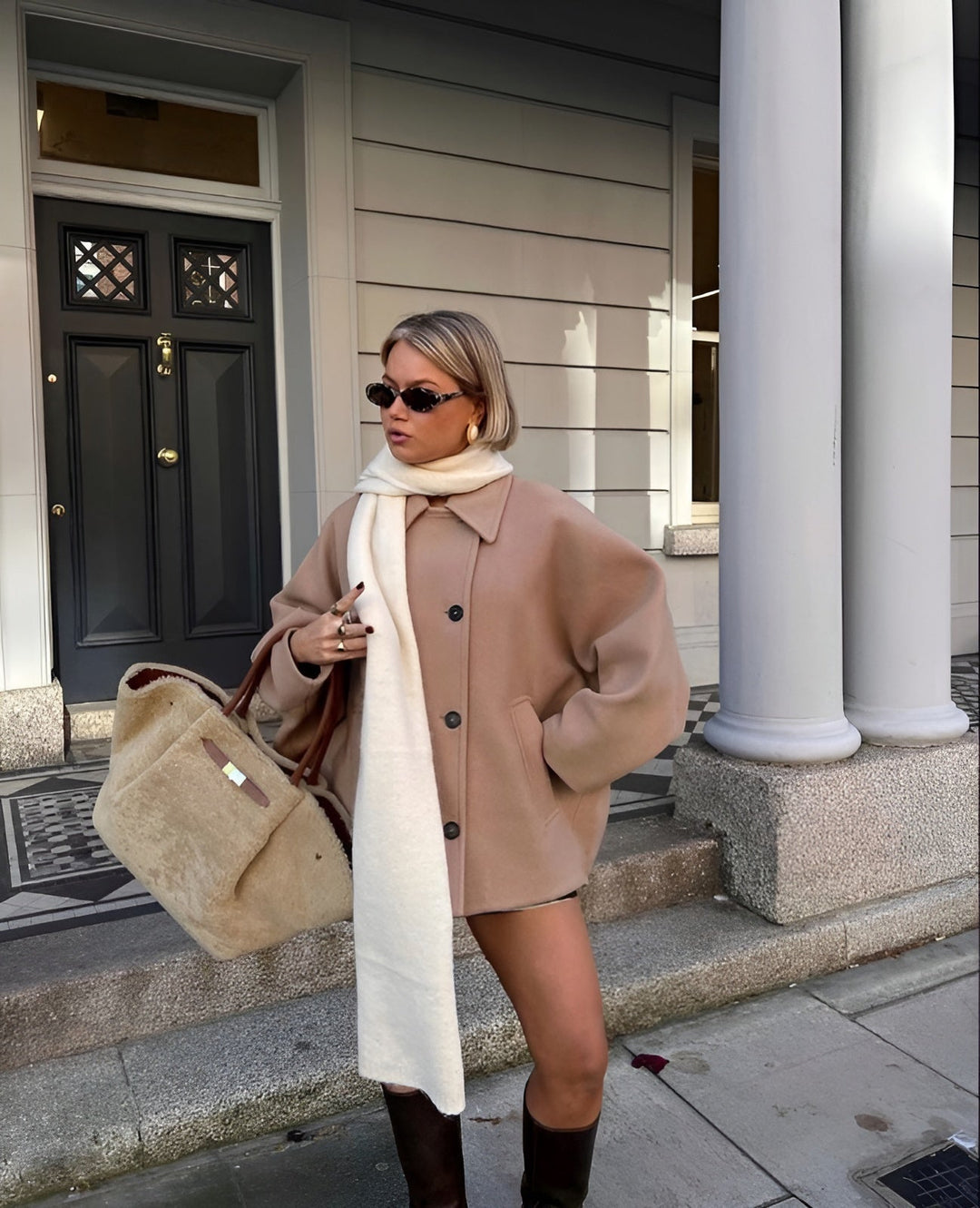 Jinthe | TRENDY OVERSIZED WOOL JACKET