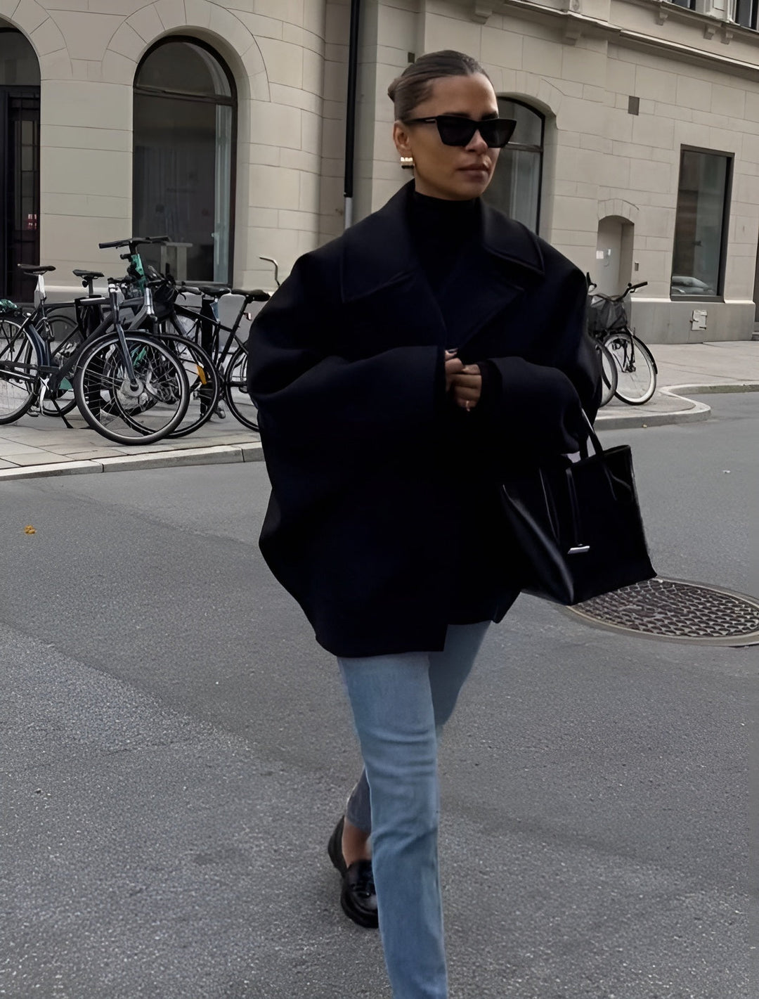 Jinthe | TRENDY OVERSIZED WOOL JACKET