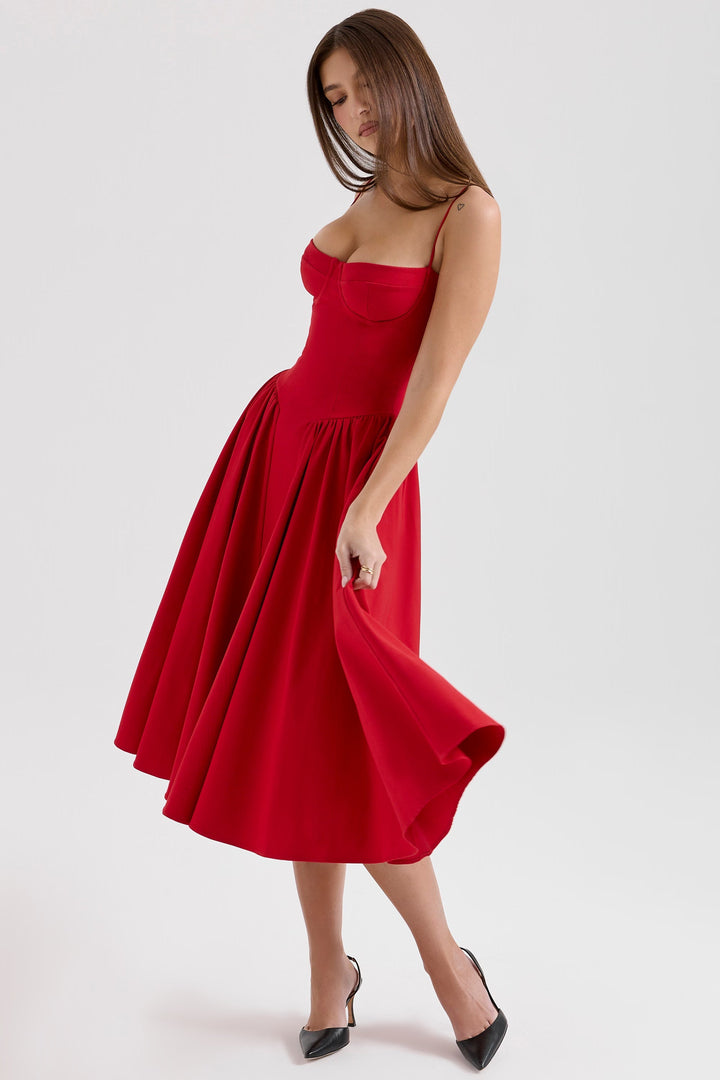 Lory | Elegant Midi Dress